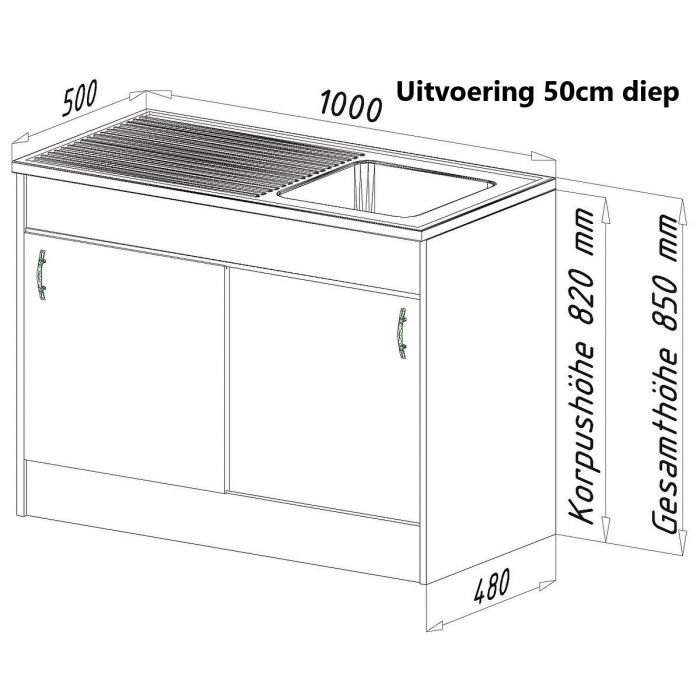 FLEX WELL Ombouwkast Lucca wit 60x60x85 cm kopen FLEX WELL Ombouwkast Lucca wit 60x60x85 cm kopen
