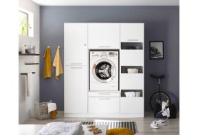 Meister Premium Waskamer opstelling met Wasmand kast en Linnenkas