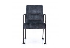 Euroseats Albany luxe eetkamerstoel met wielen