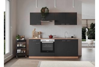 Beuken keuken sfeerbeeld vooraanzicht