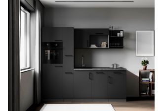 SoHo 235 cm complete keuken met koelkast en vaatwasser