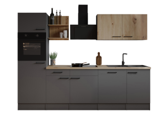SoHo 280 cm Complete Keuken | Inclusief oven, koelkast en vaatwasser