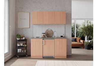 Keuken 150 cm beuken KB150BB voorkant