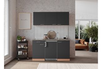 Keuken 150 cm grijs KB150BGC voorkant