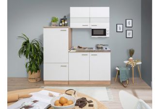 Meister complete keuken economy eiken 160cm met magnetron
