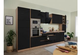 Meister Premium greeploze softclose keuken  395cm eiken inclusief apparatuur