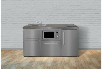 Keukenblok stengel mpgsm 160 rvs met koelkast vaatwasser en magnetron