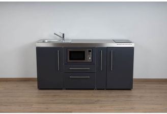 Keukenblok stengel mpm 180 a kleur met magnetron en apothekerslade