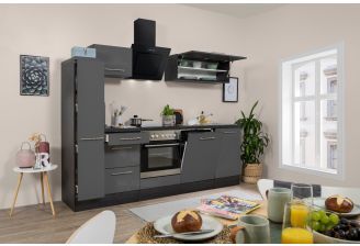 Meister premium design keuken in hoogglans grijs met eiken