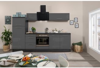 Complete Meister keuken met apparatuur en eiken ombouw