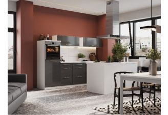 Complete keuken sfeerbeeld zijaanzicht