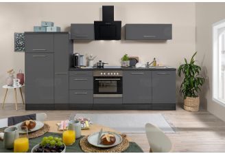 Complete keuken Meister Design 310 cm Eiken Grijs 